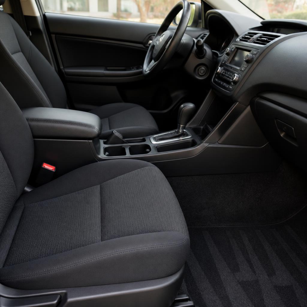 Interior before/after — after cleaning