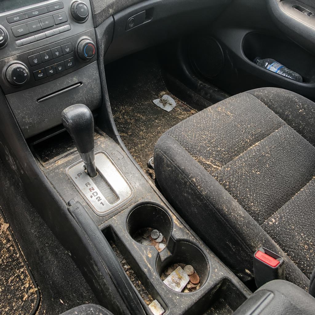 Interior before/after — before cleaning